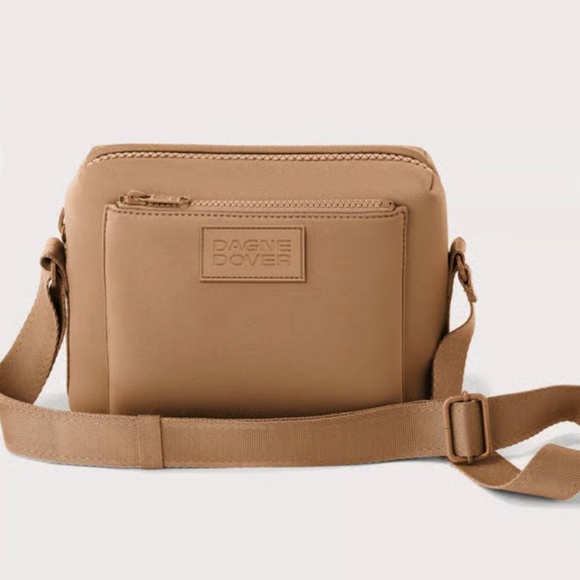 Dagne Dover Micah Neoprene Crossbody - Camel - Picture 1 of 7